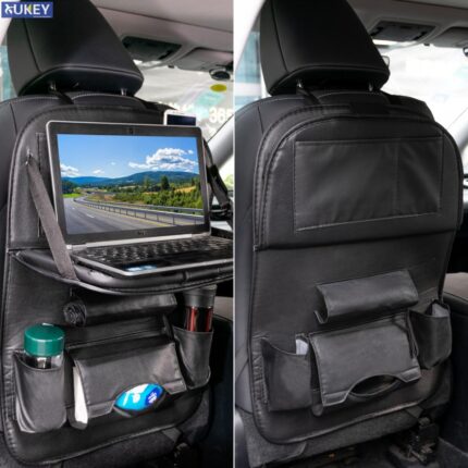 Car Hanging Storage Bag Multi Pocket Black