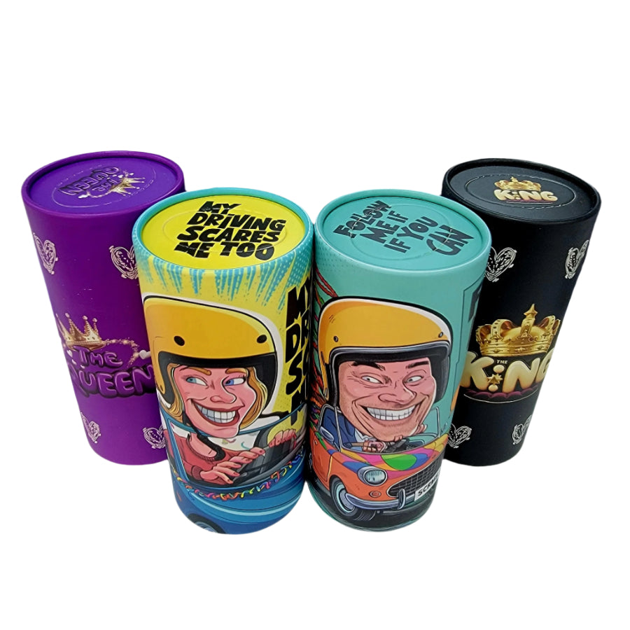 Refillable Cup Napkins Tissue Box Him/Her