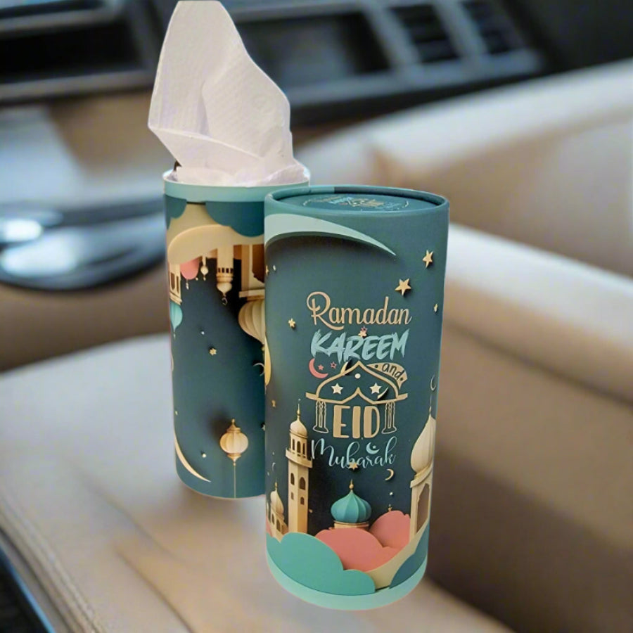 Smile Yalla Compact Car Tissue Box - Refillable