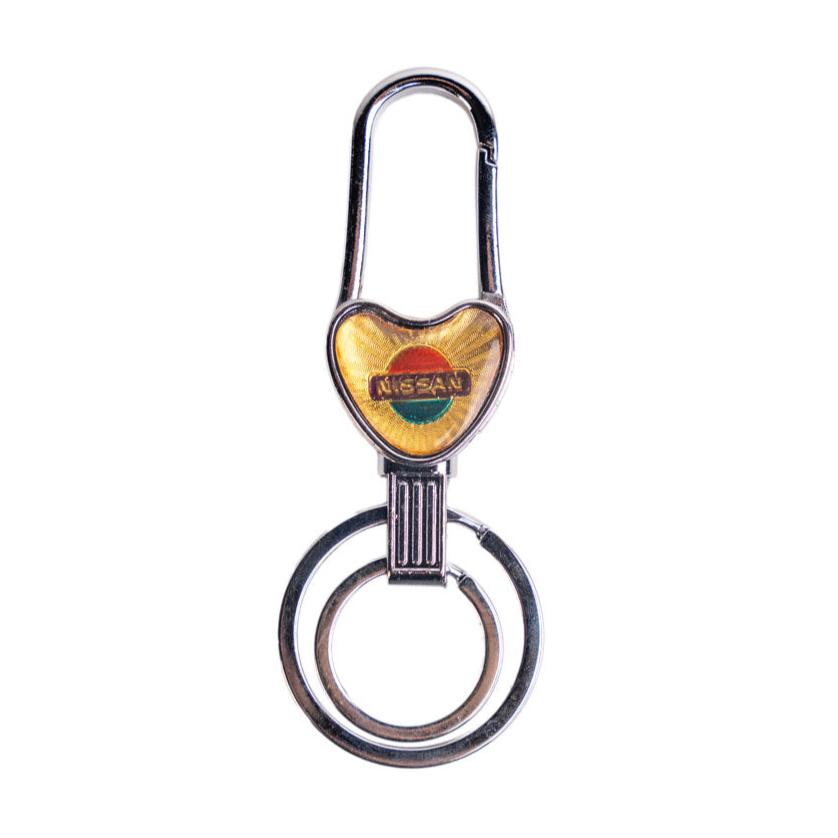 Belt Clip Double Key Chain Car Logo