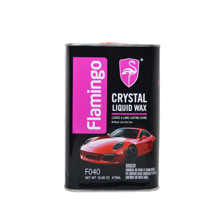 Flamingo Crystal Liquid Wax Lasting Shine 473 ml