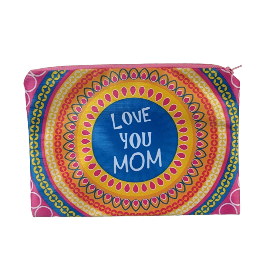 Mom's Small Pouch Bag Multi Purpose Mandala 20x14 cm