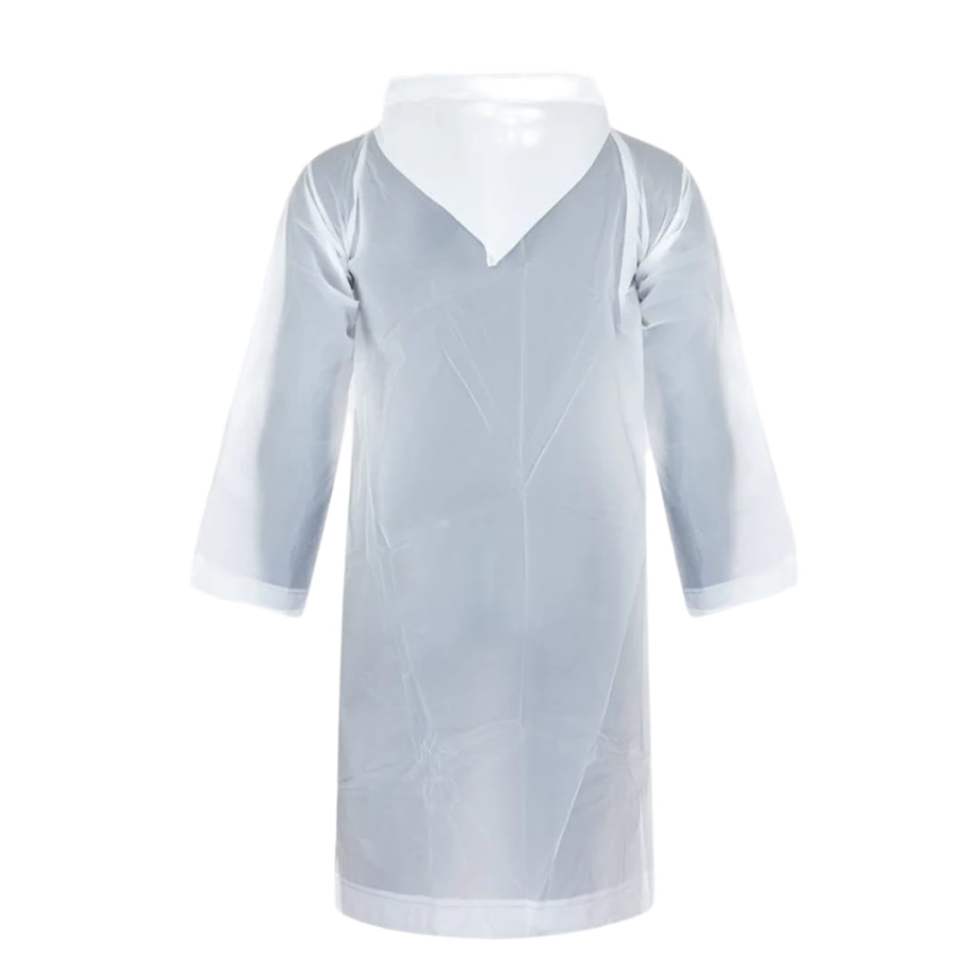 Oil & Gaz Waterproof Poncho Rain Coat Transparent +Bag
