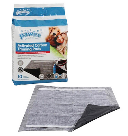 Pawise Activated Carbon Pee Pads 60x60 cm, 10 ct
