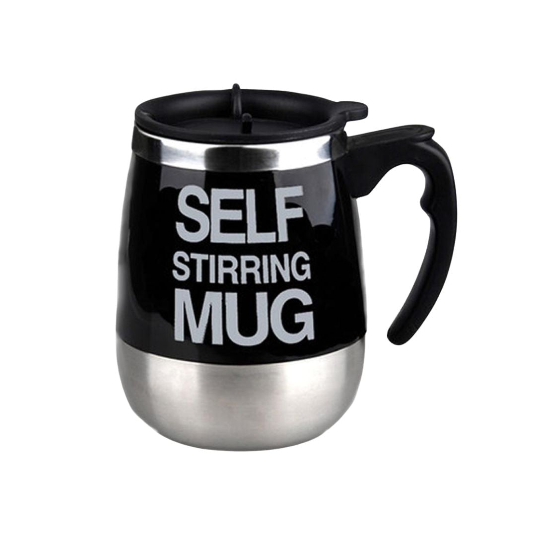 Self-Stirring Travel Mug Stainless Steel 500 ml