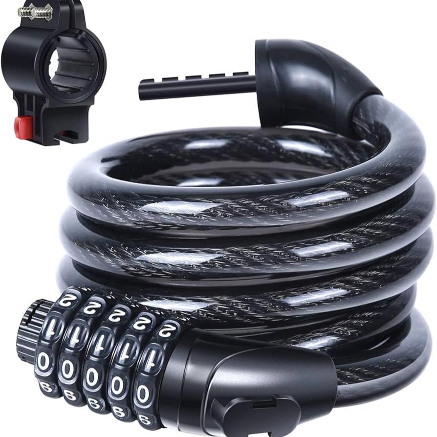 Spiral Lock Motorcycle/Bike HD