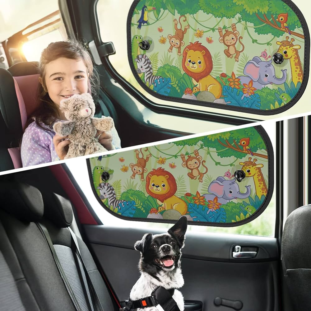 Side Window Kids' Sunshades 2-Piece Set