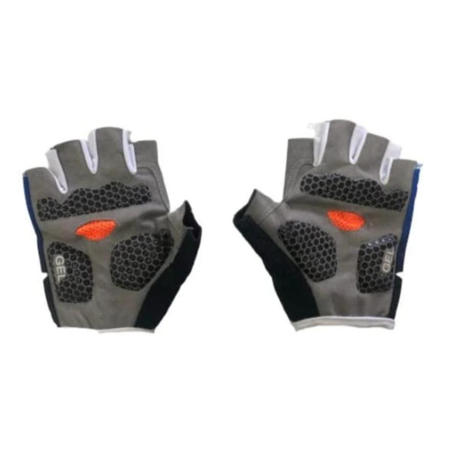 Unisex Biking Gloves Blue & Grey