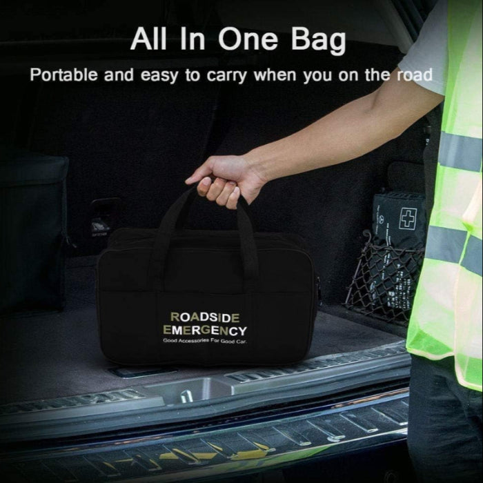 Invo Auto Car Emergency Tool Kit Bag - 15 Pcs