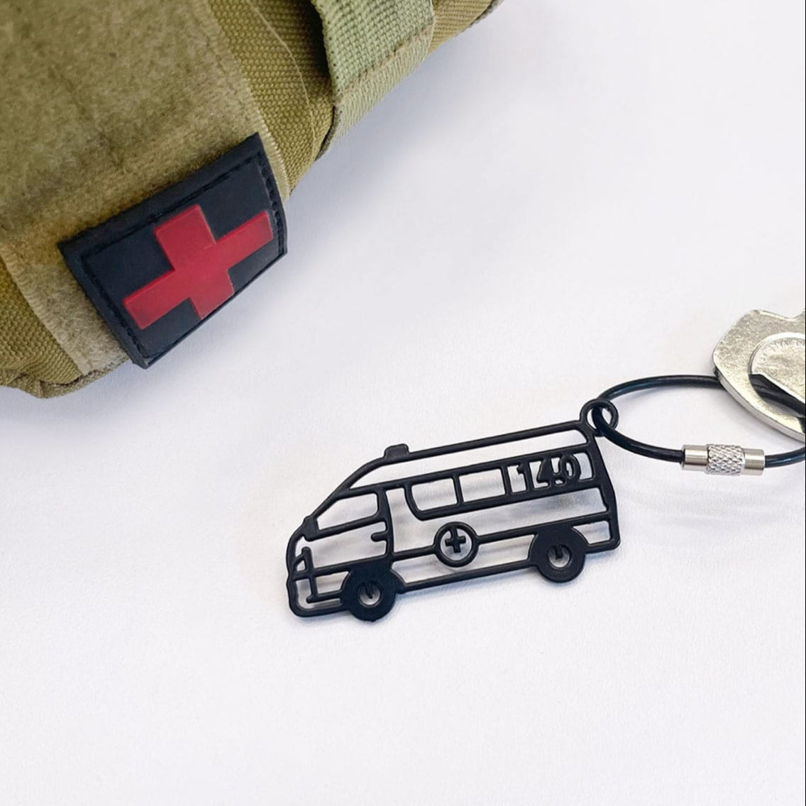 Steel Key Chain Ambulance 140