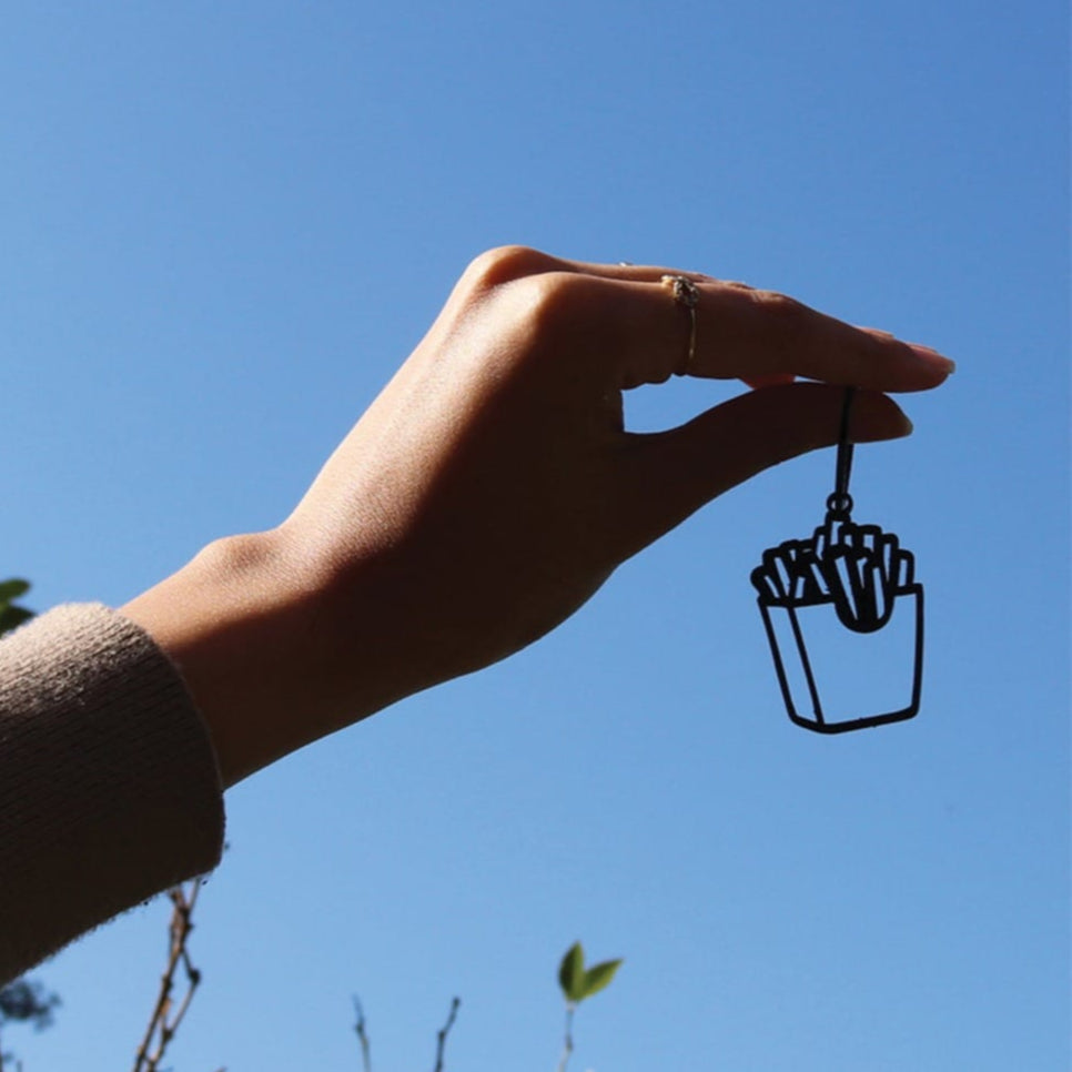 Steel Key Chain Fries