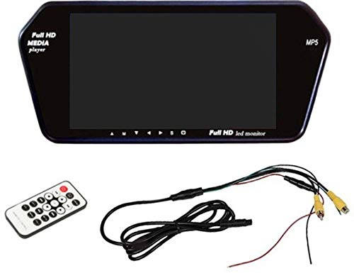 Rear view Monitor Mirror Touch Button TFT LED Screen Bluetooth/USB 7 Inch