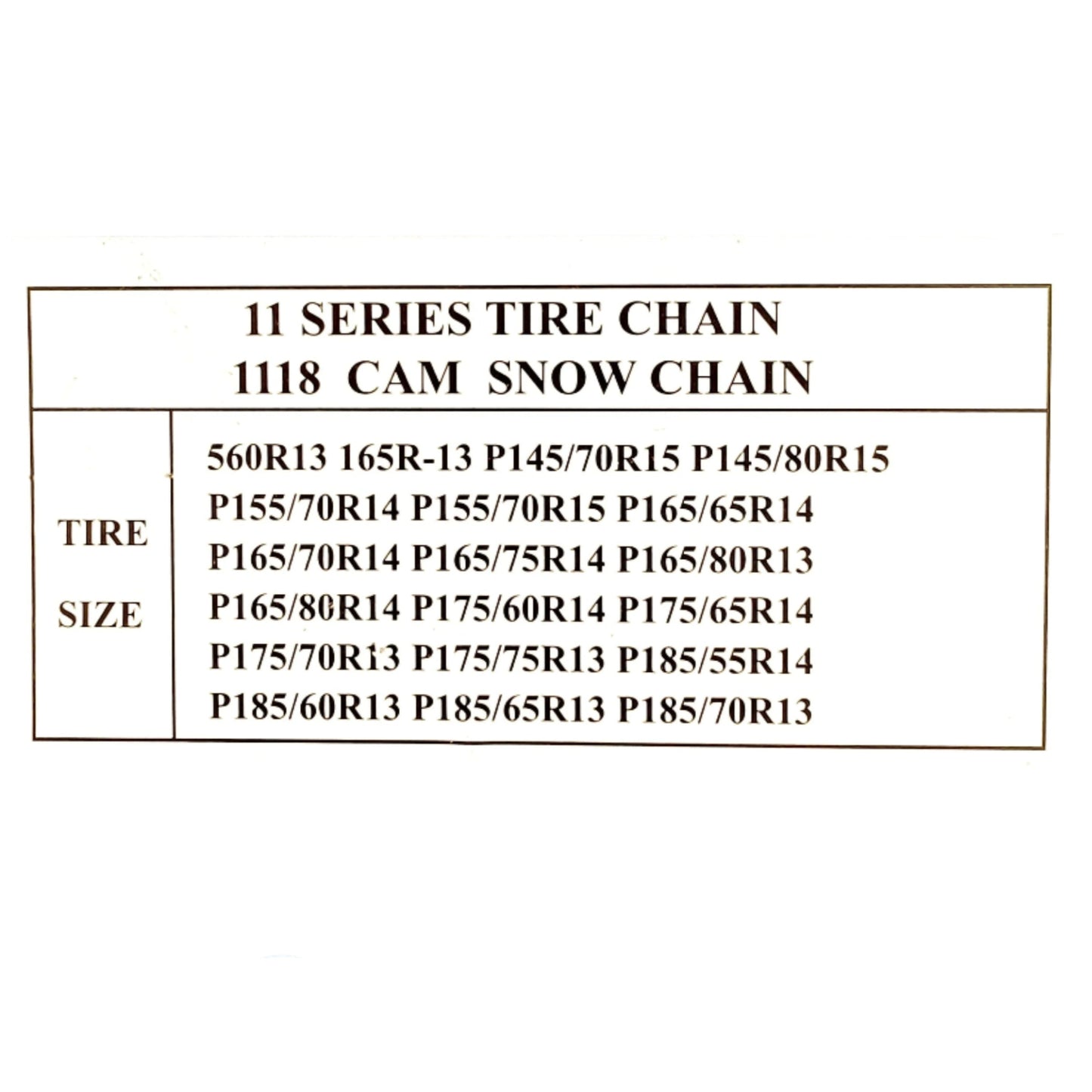 GS Snow Chain For Tire Wheels TUV 16 MM 11 Series - 2 Pcs
