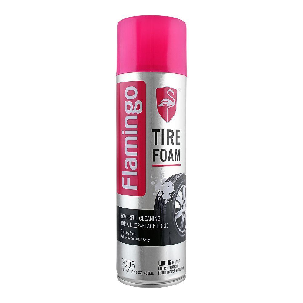 Flamingo Tire Foam Deep Black Look 650 ml