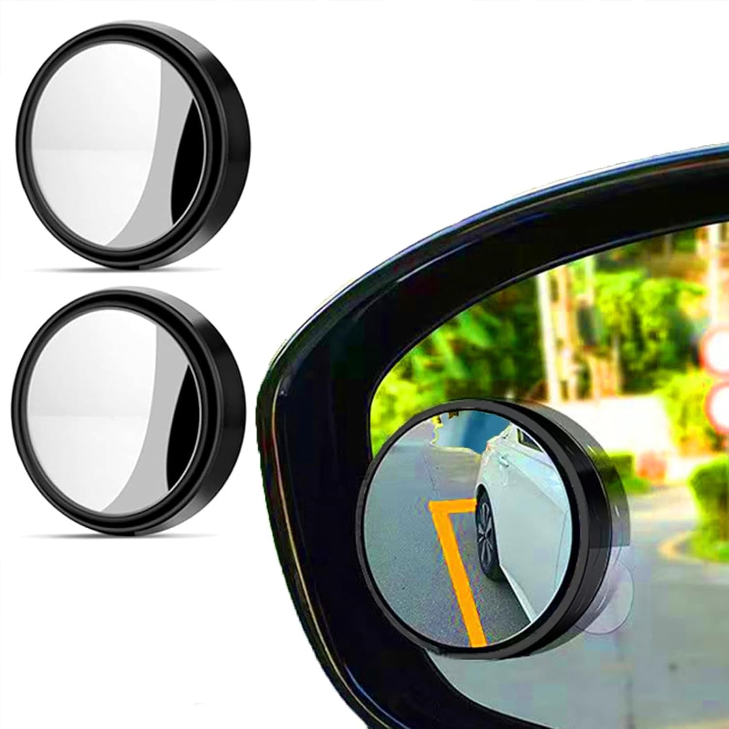 Blind Spot Round Mirror For Car 1 Pc