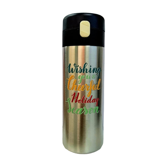 Bottle Stainless Steel Cheerful Holidays 400 ml