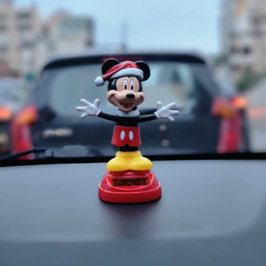 Car Dashboard Dancing Christmas Mickey Toy