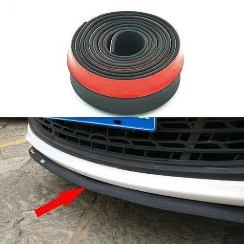 Car Front Bumper Lip Skirt Protector Strip 2.5 M