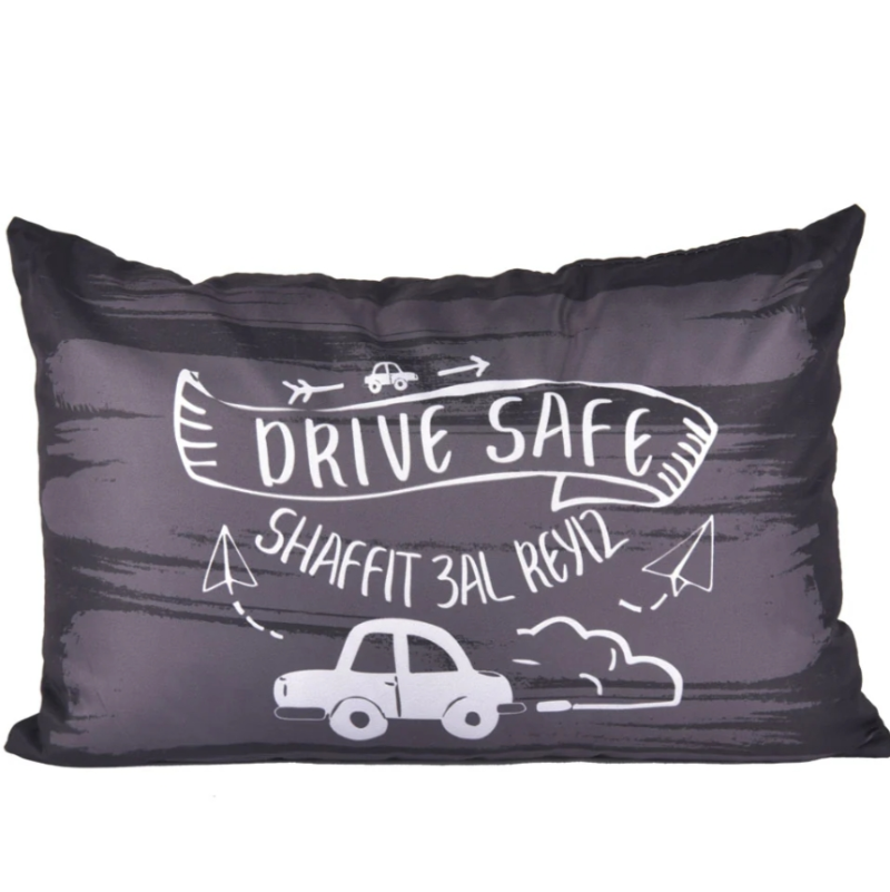 Car Pillow Washable Cover Double Design 35x25 cm