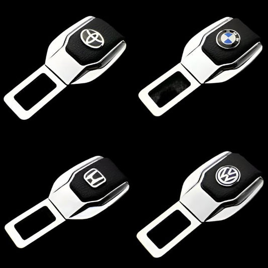 Car Seat Belt Clip Stopper Metal Branded 2 Pcs