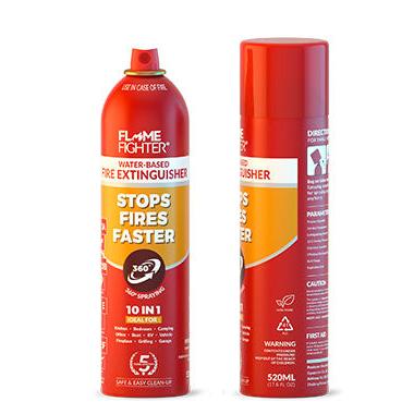 Portable Flame Warrior Water-Based Fire Spray 650 ml