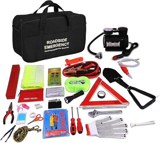 Invo Auto Car Emergency Tool Kit Bag - 15 Pcs