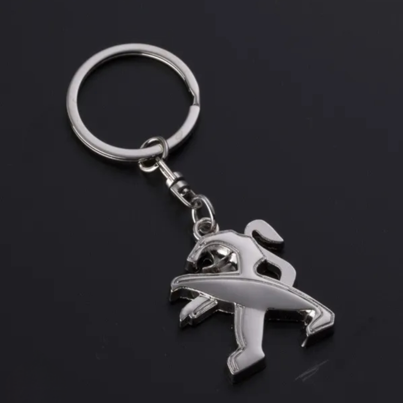 Key Chain Silver PEUGEOT