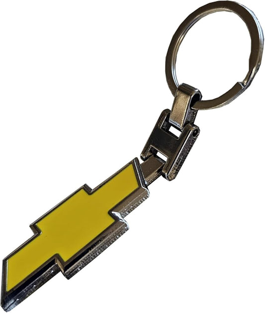 Key Chain Yellow CHEVROLET