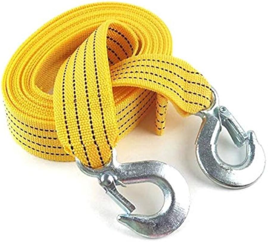 Car Recovery Strap Tow Rope w Hooks