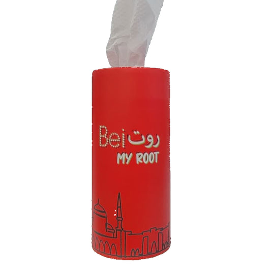 Refillable Cup Tissue Box "Beiroot"