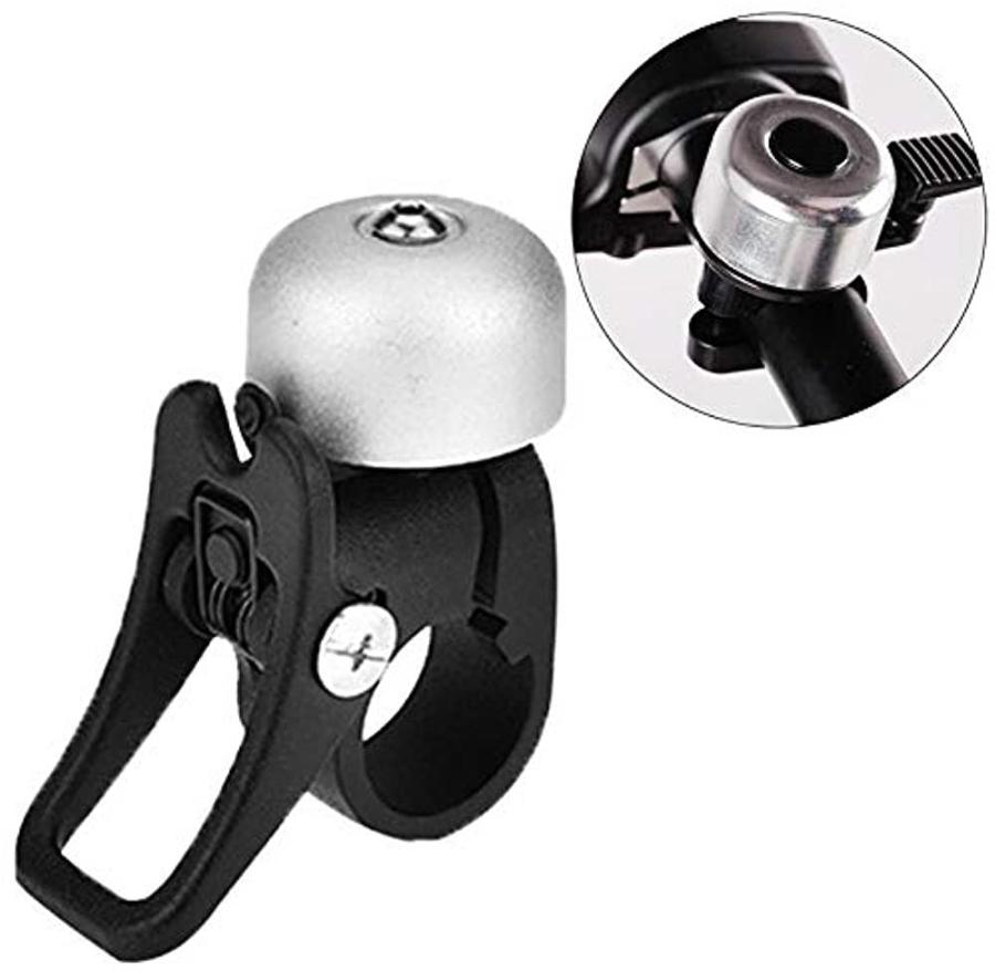 VLR, Silver Bell Ring For Kick scooter And Bicycle