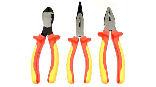 Three pairs of pliers