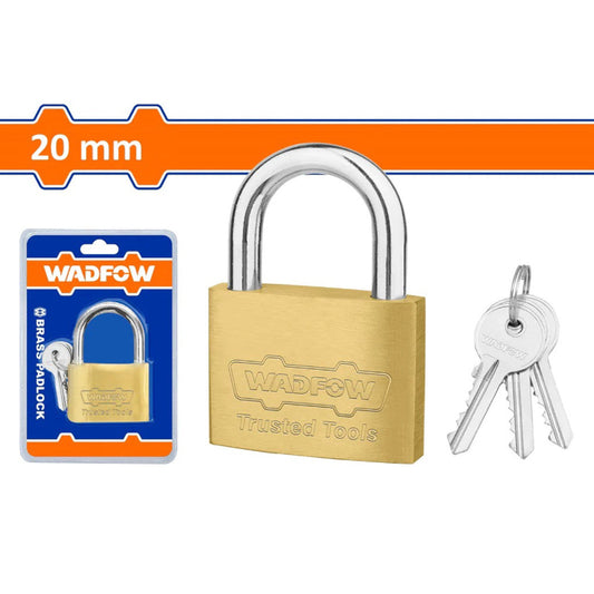 Brass padlock with keys