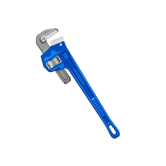 Blue pipe wrench 