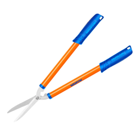Garden shears with blue handles 