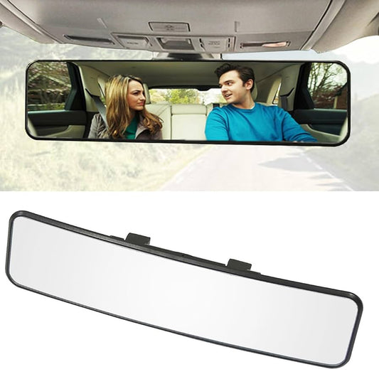 Wide Rear View Mirror 28x7 cm (clip over original mirror)