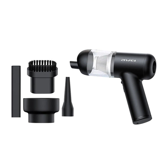 AWEI V2 4in1 Portable Vacuum Cleaner Rechargeable + Blower + Accessories