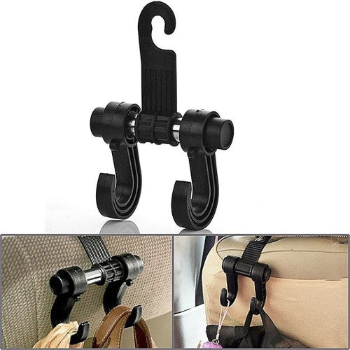 Car Headrest Double Hooks For Hanging