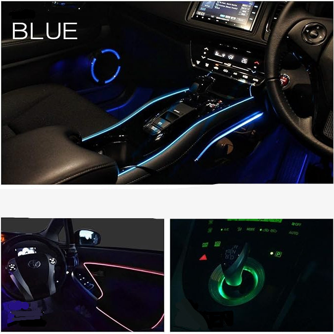 Car Mood: Dashboard Led Strip Neon Light Line Color Wire 144 cm