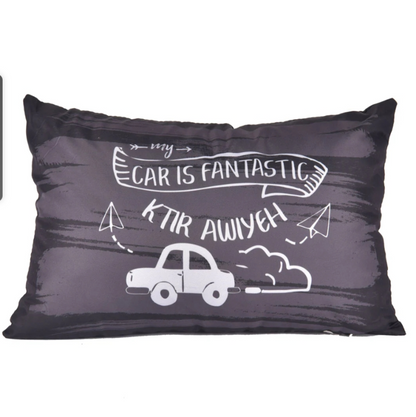 Car Pillow Washable Cover Double Design 35x25 cm