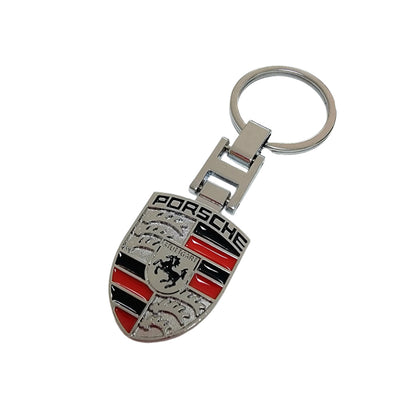 Chrome Car Logo Keychain