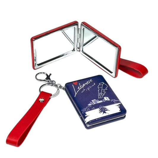 Smile Yalla Pocket Mirror Keychain