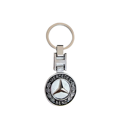 Chrome Car Logo Keychain