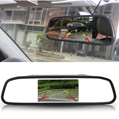 Rear view mirror monitor Camera auto switch 4.3 Inch / 12.7x11 cm